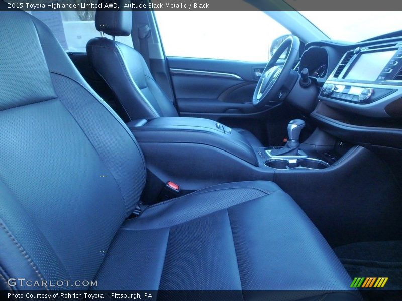 Attitude Black Metallic / Black 2015 Toyota Highlander Limited AWD