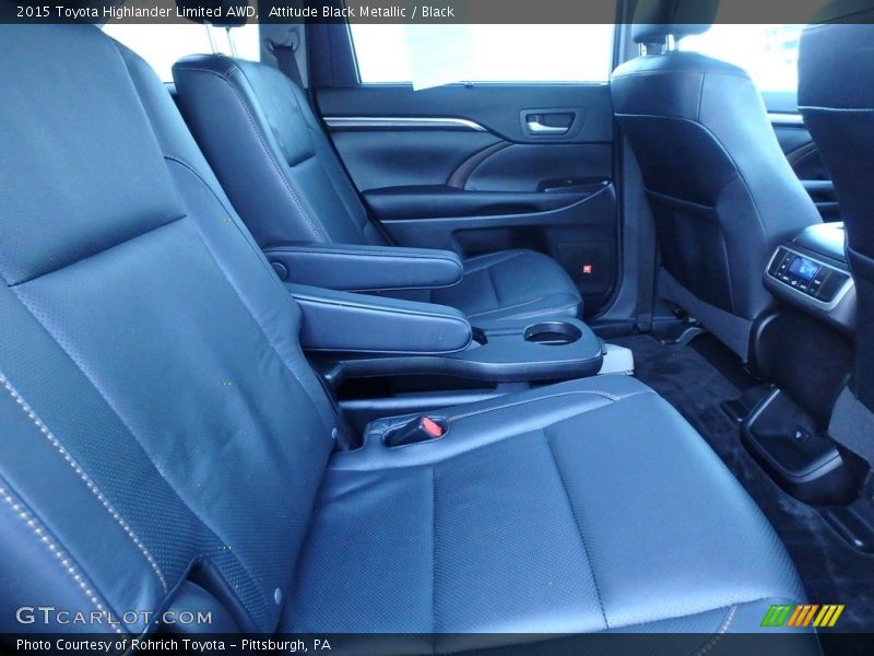 Attitude Black Metallic / Black 2015 Toyota Highlander Limited AWD