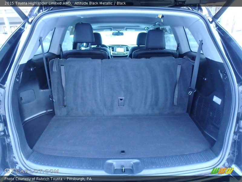 Attitude Black Metallic / Black 2015 Toyota Highlander Limited AWD