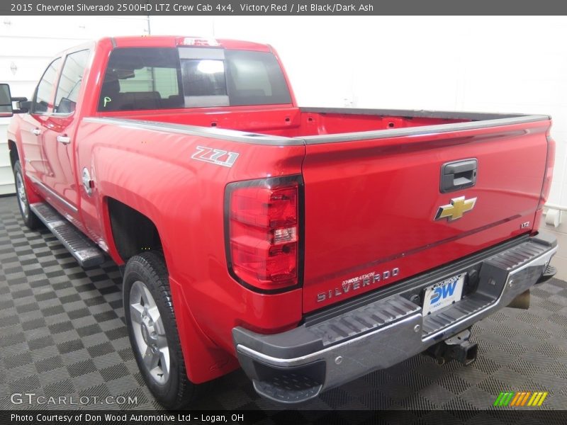 Victory Red / Jet Black/Dark Ash 2015 Chevrolet Silverado 2500HD LTZ Crew Cab 4x4