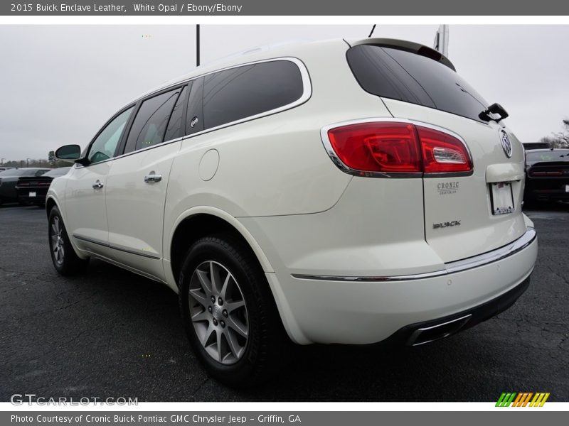 White Opal / Ebony/Ebony 2015 Buick Enclave Leather