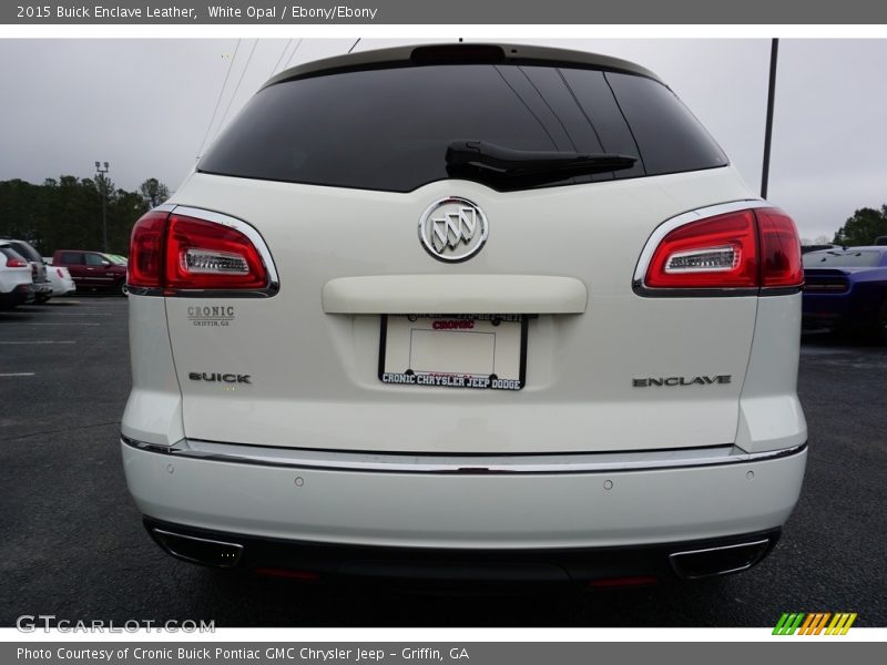 White Opal / Ebony/Ebony 2015 Buick Enclave Leather