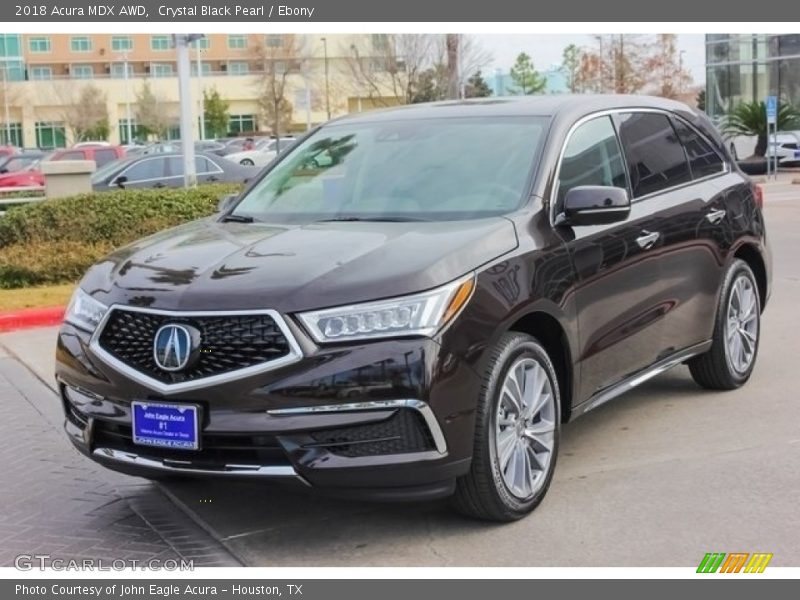 Crystal Black Pearl / Ebony 2018 Acura MDX AWD