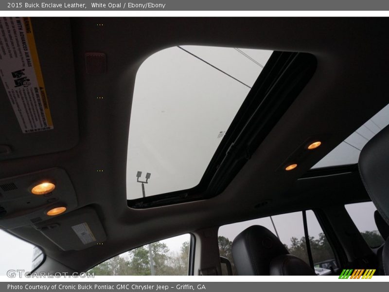 White Opal / Ebony/Ebony 2015 Buick Enclave Leather