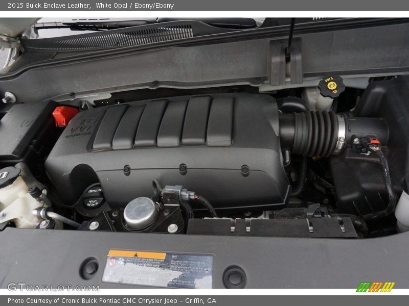 White Opal / Ebony/Ebony 2015 Buick Enclave Leather