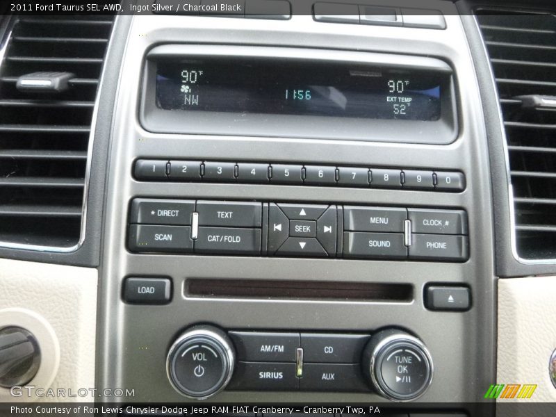 Ingot Silver / Charcoal Black 2011 Ford Taurus SEL AWD