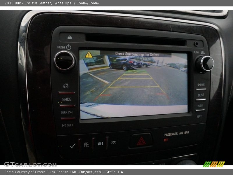 White Opal / Ebony/Ebony 2015 Buick Enclave Leather