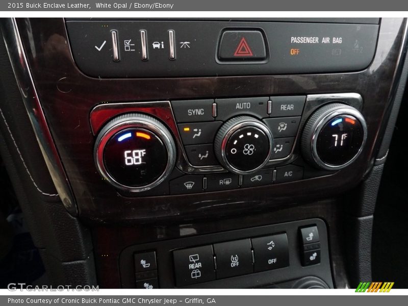 White Opal / Ebony/Ebony 2015 Buick Enclave Leather