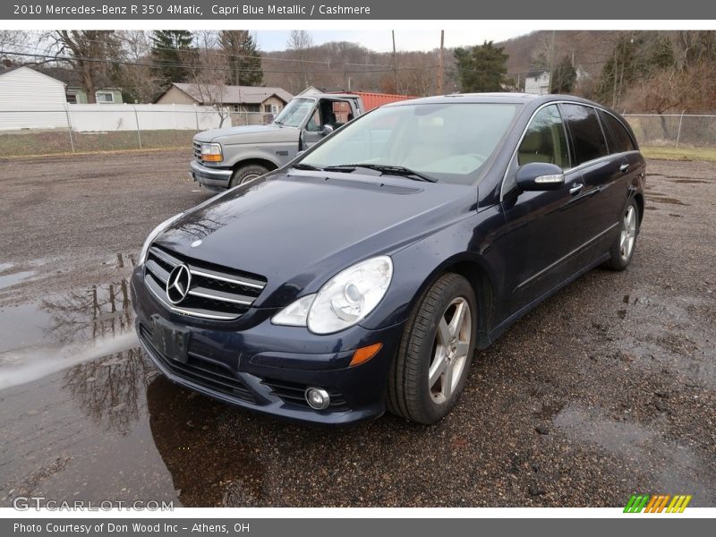 Capri Blue Metallic / Cashmere 2010 Mercedes-Benz R 350 4Matic