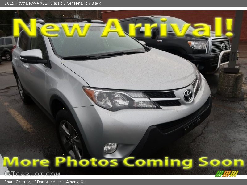 Classic Silver Metallic / Black 2015 Toyota RAV4 XLE