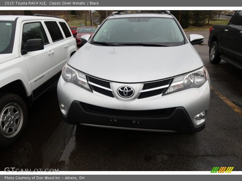 Classic Silver Metallic / Black 2015 Toyota RAV4 XLE