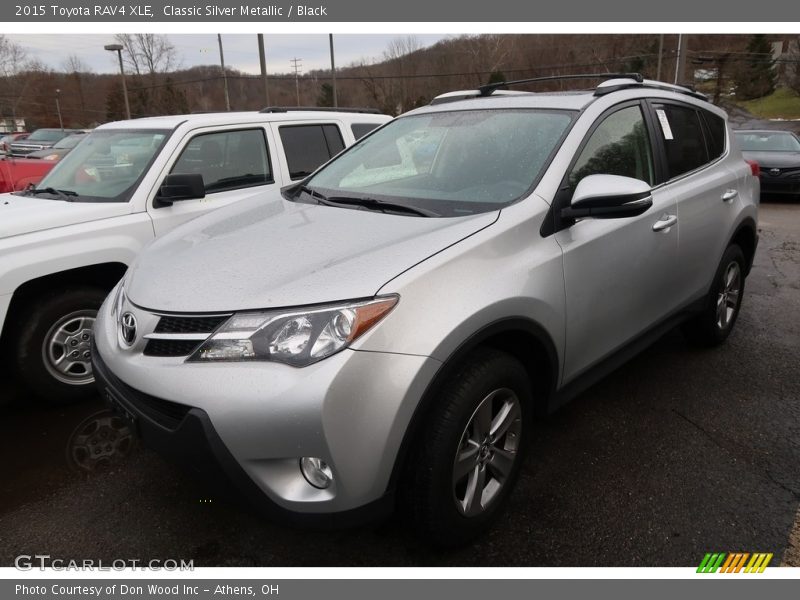 Classic Silver Metallic / Black 2015 Toyota RAV4 XLE