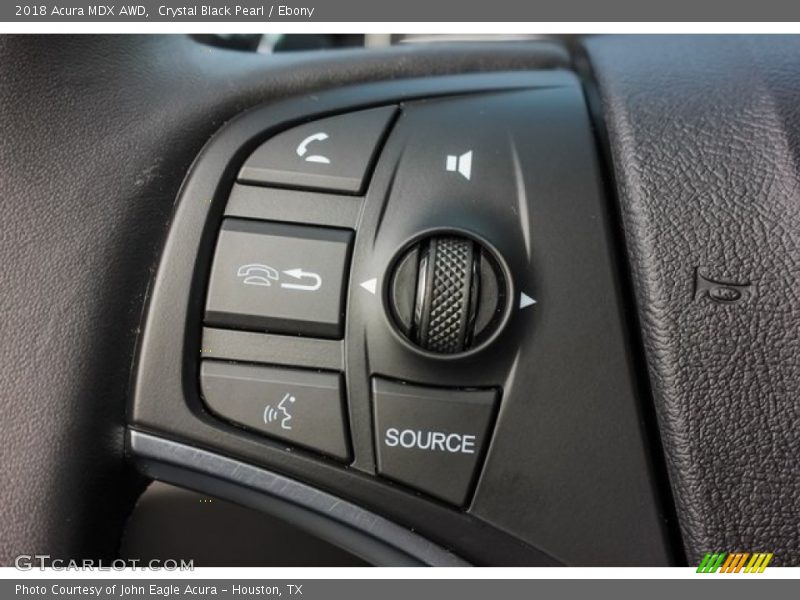 Crystal Black Pearl / Ebony 2018 Acura MDX AWD