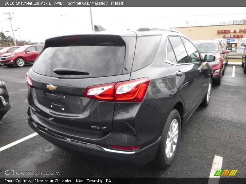 Nightfall Gray Metallic / Jet Black 2018 Chevrolet Equinox LT AWD