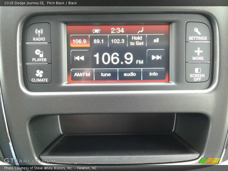 Pitch Black / Black 2018 Dodge Journey SE