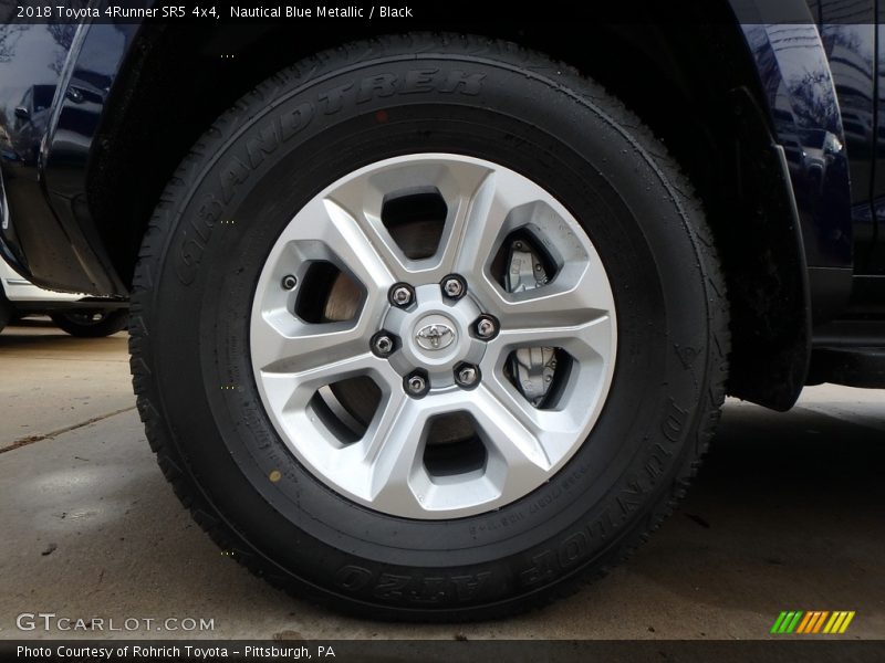 Nautical Blue Metallic / Black 2018 Toyota 4Runner SR5 4x4