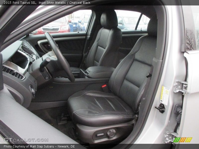 Ingot Silver Metallic / Charcoal Black 2015 Ford Taurus SEL
