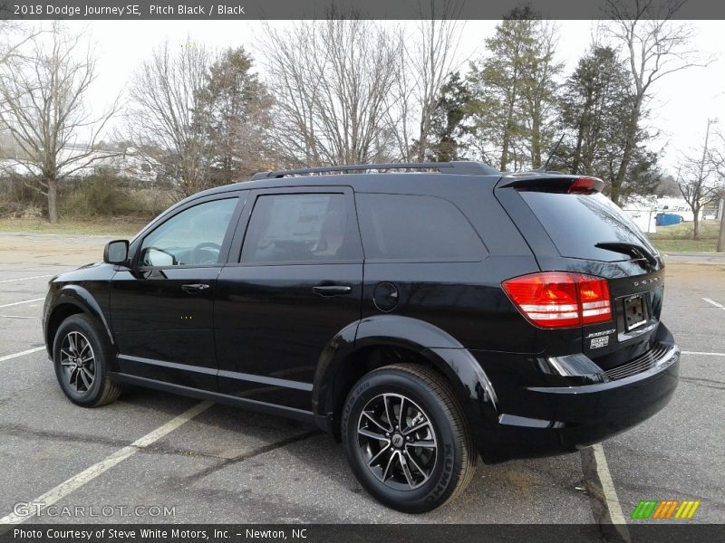 Pitch Black / Black 2018 Dodge Journey SE