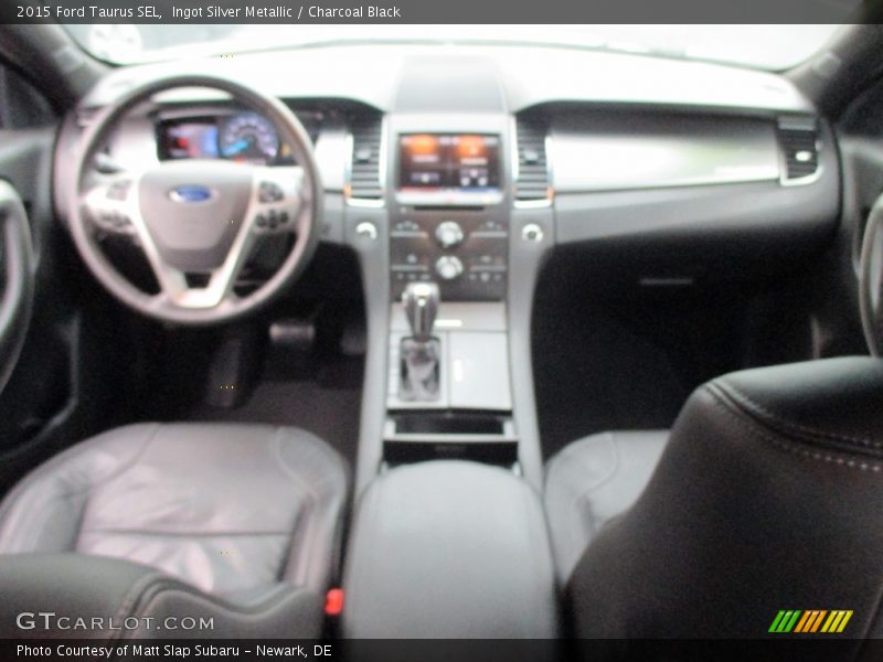 Ingot Silver Metallic / Charcoal Black 2015 Ford Taurus SEL