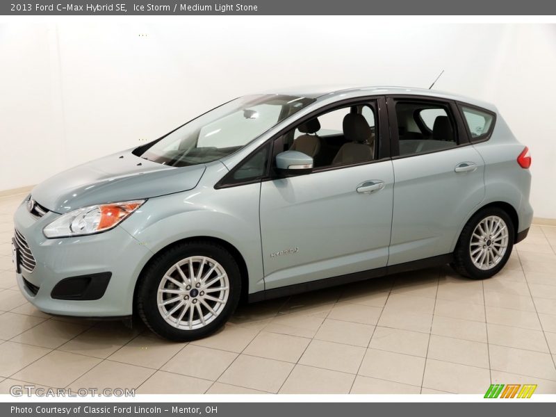 Ice Storm / Medium Light Stone 2013 Ford C-Max Hybrid SE