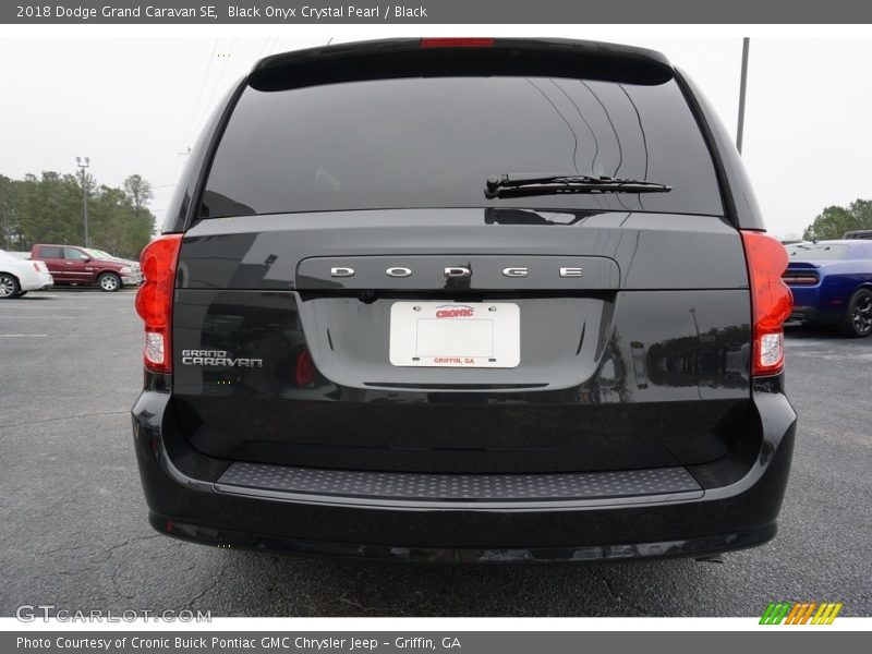 Black Onyx Crystal Pearl / Black 2018 Dodge Grand Caravan SE