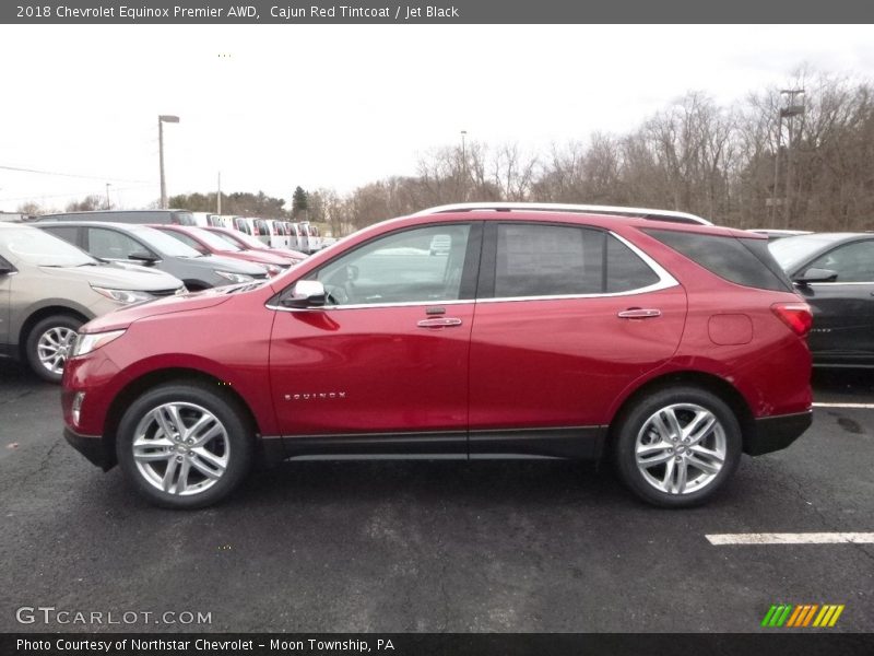 Cajun Red Tintcoat / Jet Black 2018 Chevrolet Equinox Premier AWD