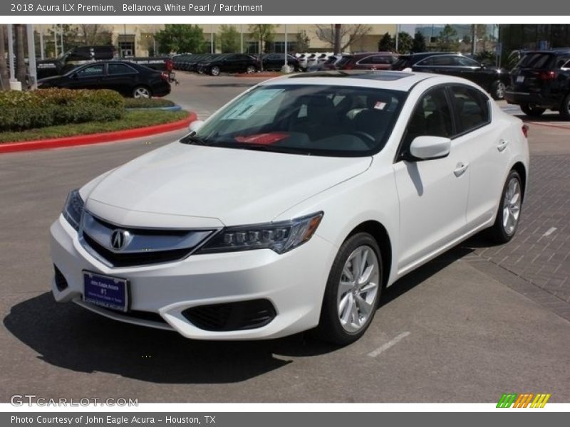 Bellanova White Pearl / Parchment 2018 Acura ILX Premium
