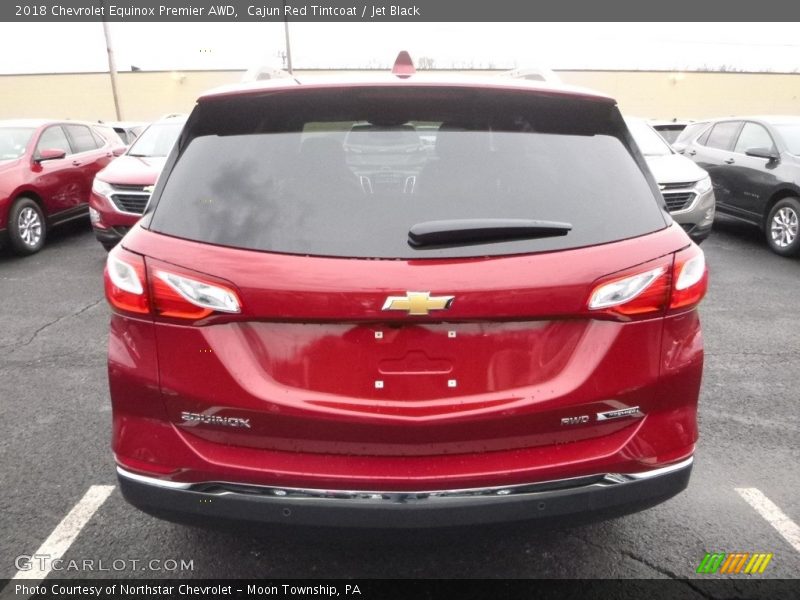 Cajun Red Tintcoat / Jet Black 2018 Chevrolet Equinox Premier AWD