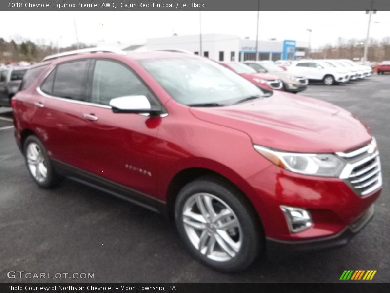 Cajun Red Tintcoat / Jet Black 2018 Chevrolet Equinox Premier AWD