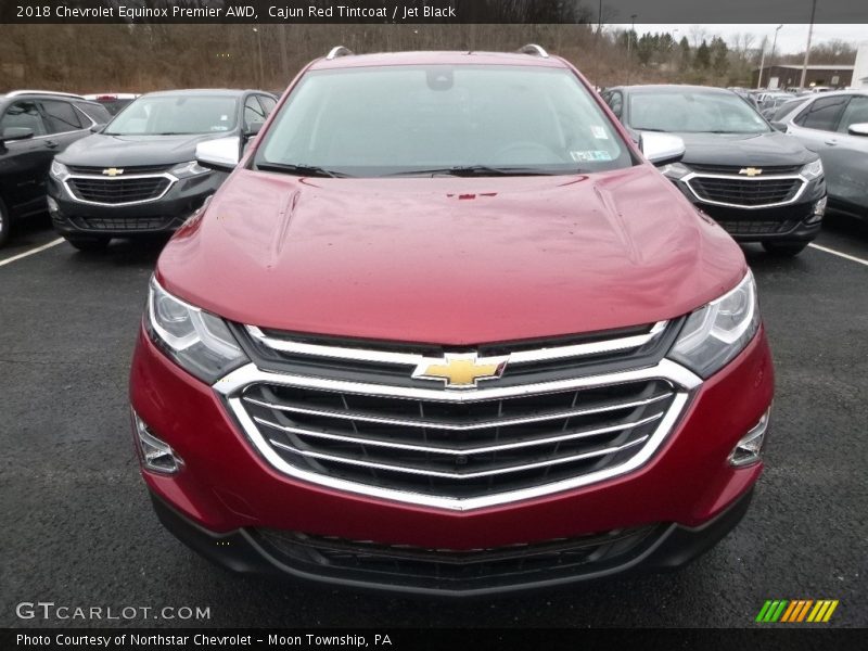 Cajun Red Tintcoat / Jet Black 2018 Chevrolet Equinox Premier AWD