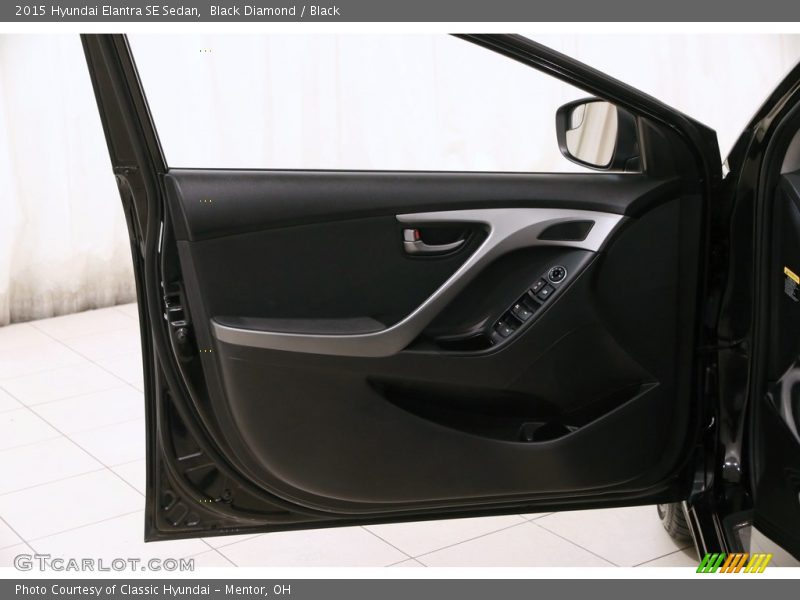 Black Diamond / Black 2015 Hyundai Elantra SE Sedan