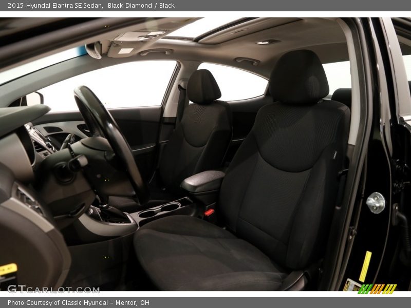 Black Diamond / Black 2015 Hyundai Elantra SE Sedan