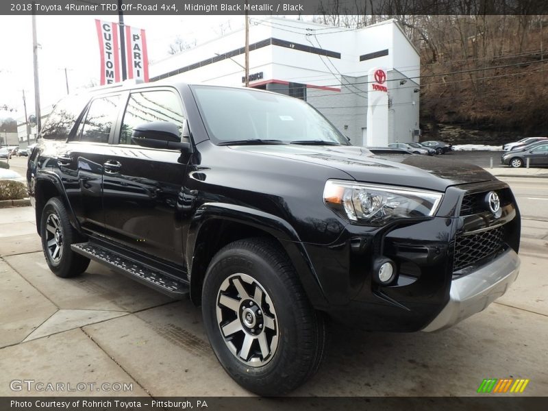 Midnight Black Metallic / Black 2018 Toyota 4Runner TRD Off-Road 4x4