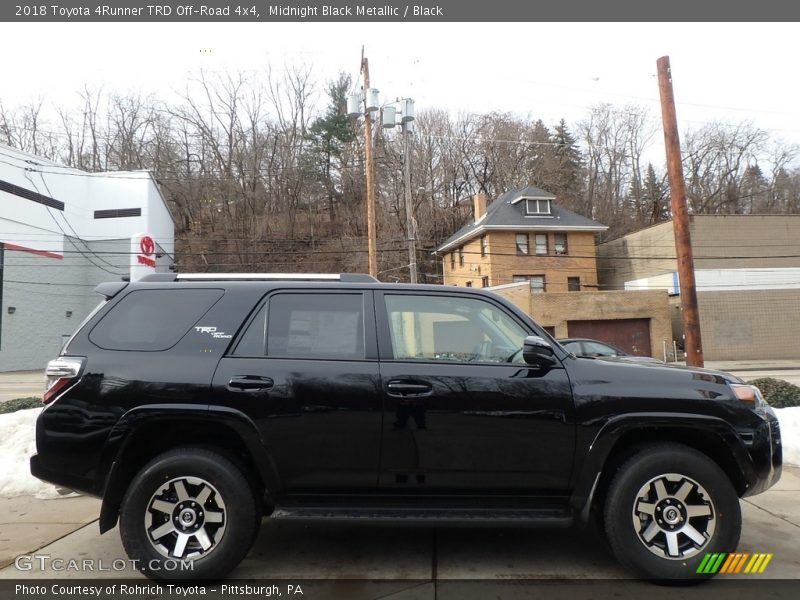 Midnight Black Metallic / Black 2018 Toyota 4Runner TRD Off-Road 4x4