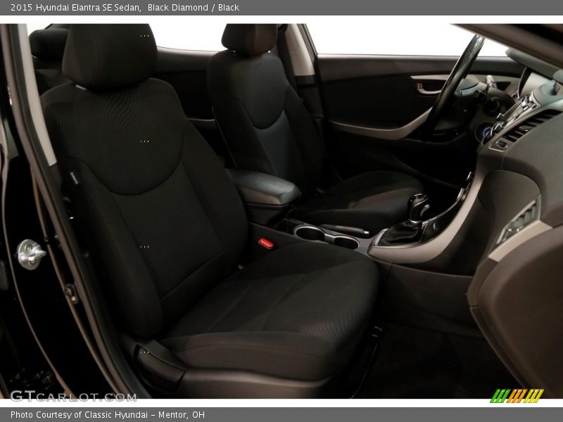 Black Diamond / Black 2015 Hyundai Elantra SE Sedan