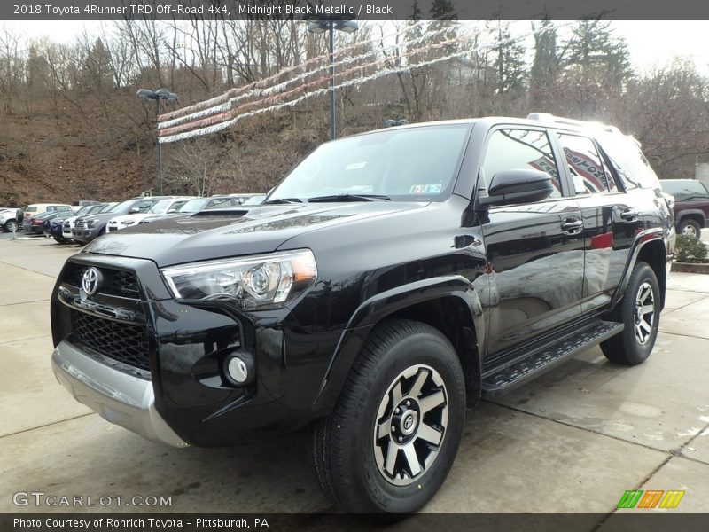 Midnight Black Metallic / Black 2018 Toyota 4Runner TRD Off-Road 4x4