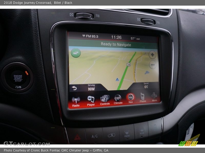 Billet / Black 2018 Dodge Journey Crossroad