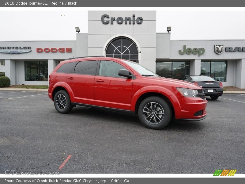 Redline / Black 2018 Dodge Journey SE