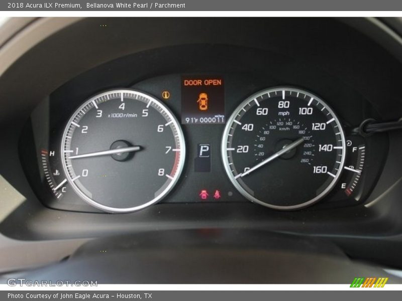Bellanova White Pearl / Parchment 2018 Acura ILX Premium