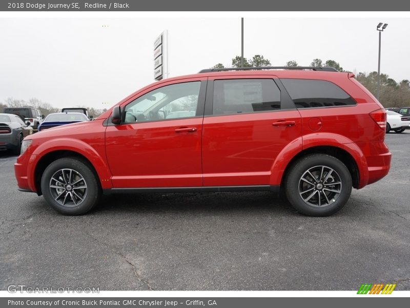 Redline / Black 2018 Dodge Journey SE