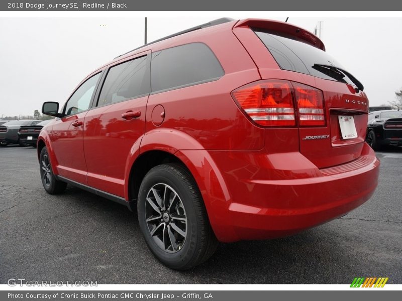 Redline / Black 2018 Dodge Journey SE