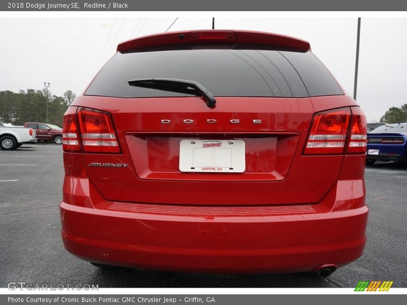 Redline / Black 2018 Dodge Journey SE