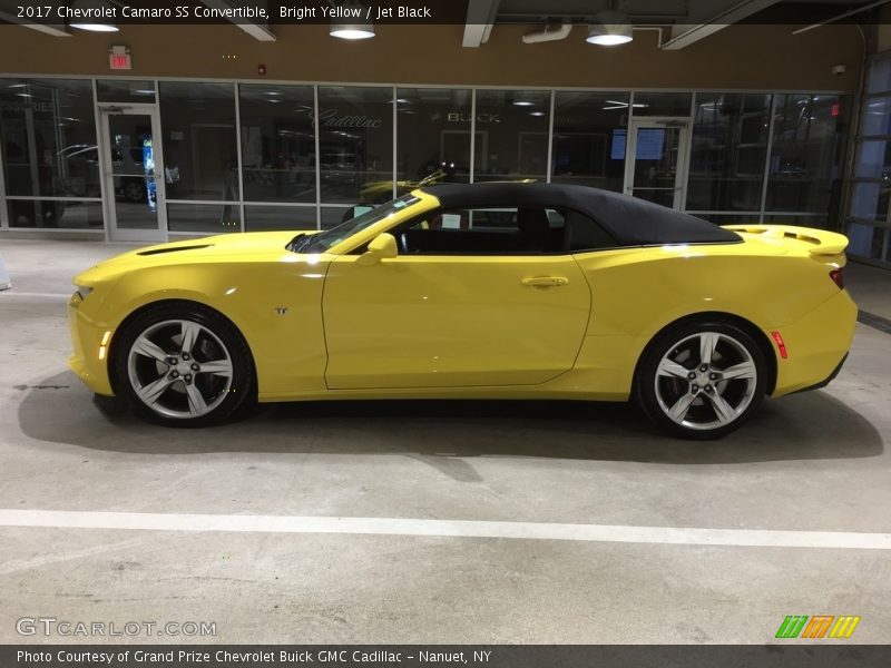 Bright Yellow / Jet Black 2017 Chevrolet Camaro SS Convertible