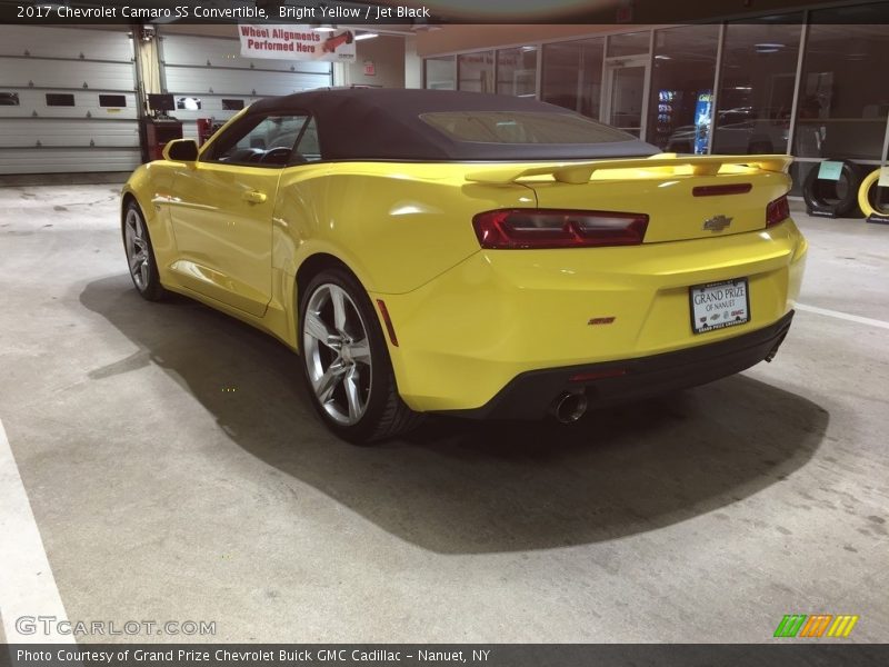 Bright Yellow / Jet Black 2017 Chevrolet Camaro SS Convertible