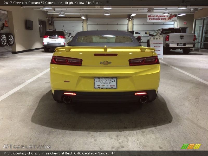 Bright Yellow / Jet Black 2017 Chevrolet Camaro SS Convertible