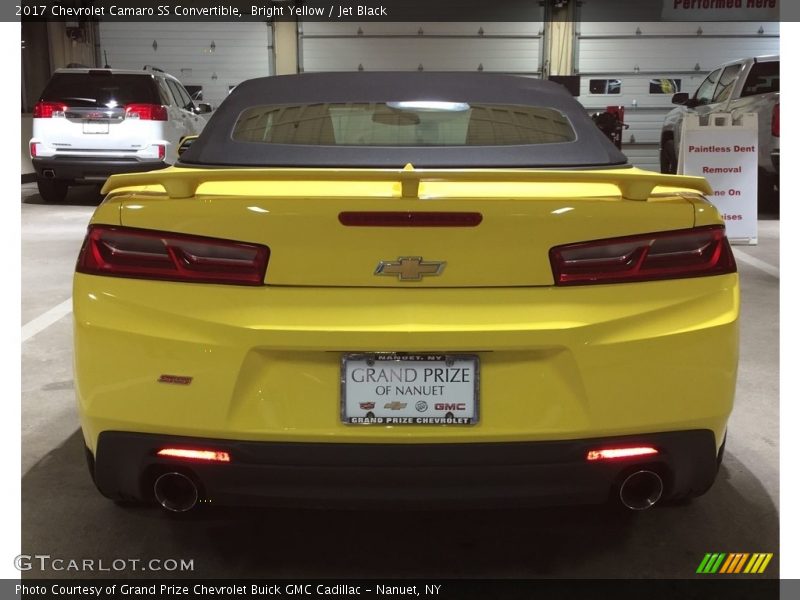 Bright Yellow / Jet Black 2017 Chevrolet Camaro SS Convertible