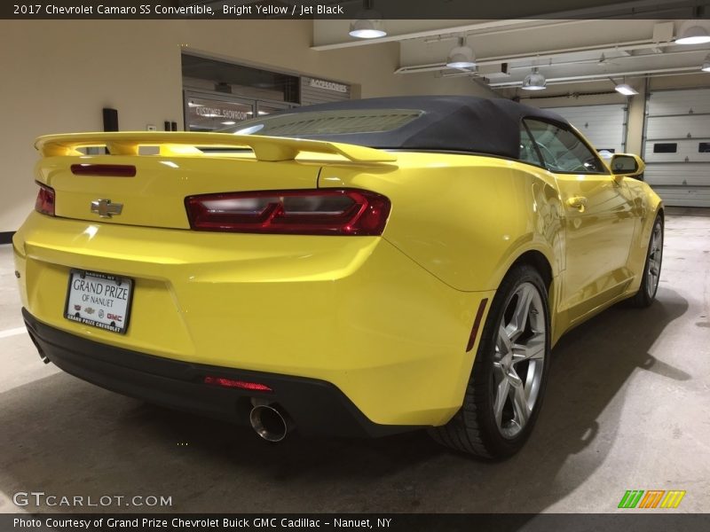 Bright Yellow / Jet Black 2017 Chevrolet Camaro SS Convertible