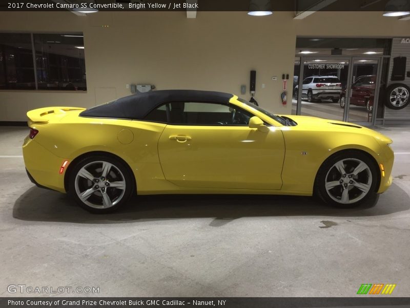 Bright Yellow / Jet Black 2017 Chevrolet Camaro SS Convertible