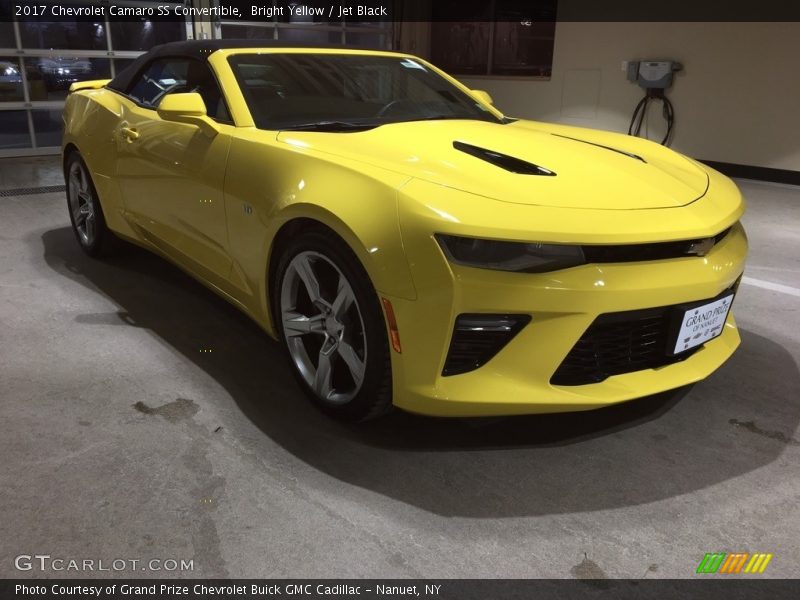 Bright Yellow / Jet Black 2017 Chevrolet Camaro SS Convertible