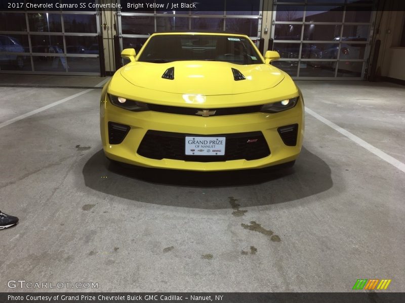 Bright Yellow / Jet Black 2017 Chevrolet Camaro SS Convertible